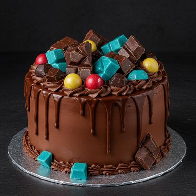 Gems Chocolate Cake